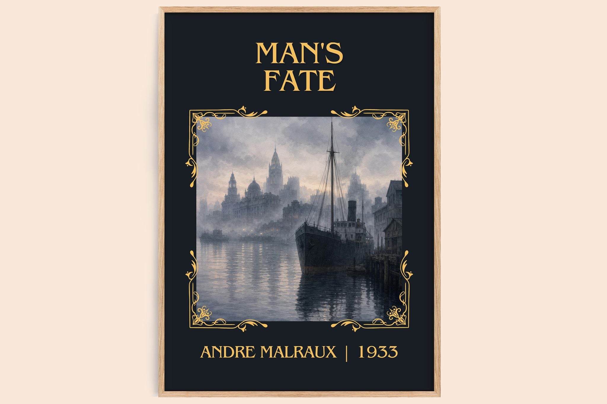 Man's Fate Classic Book Art Print by Andre Malraux
