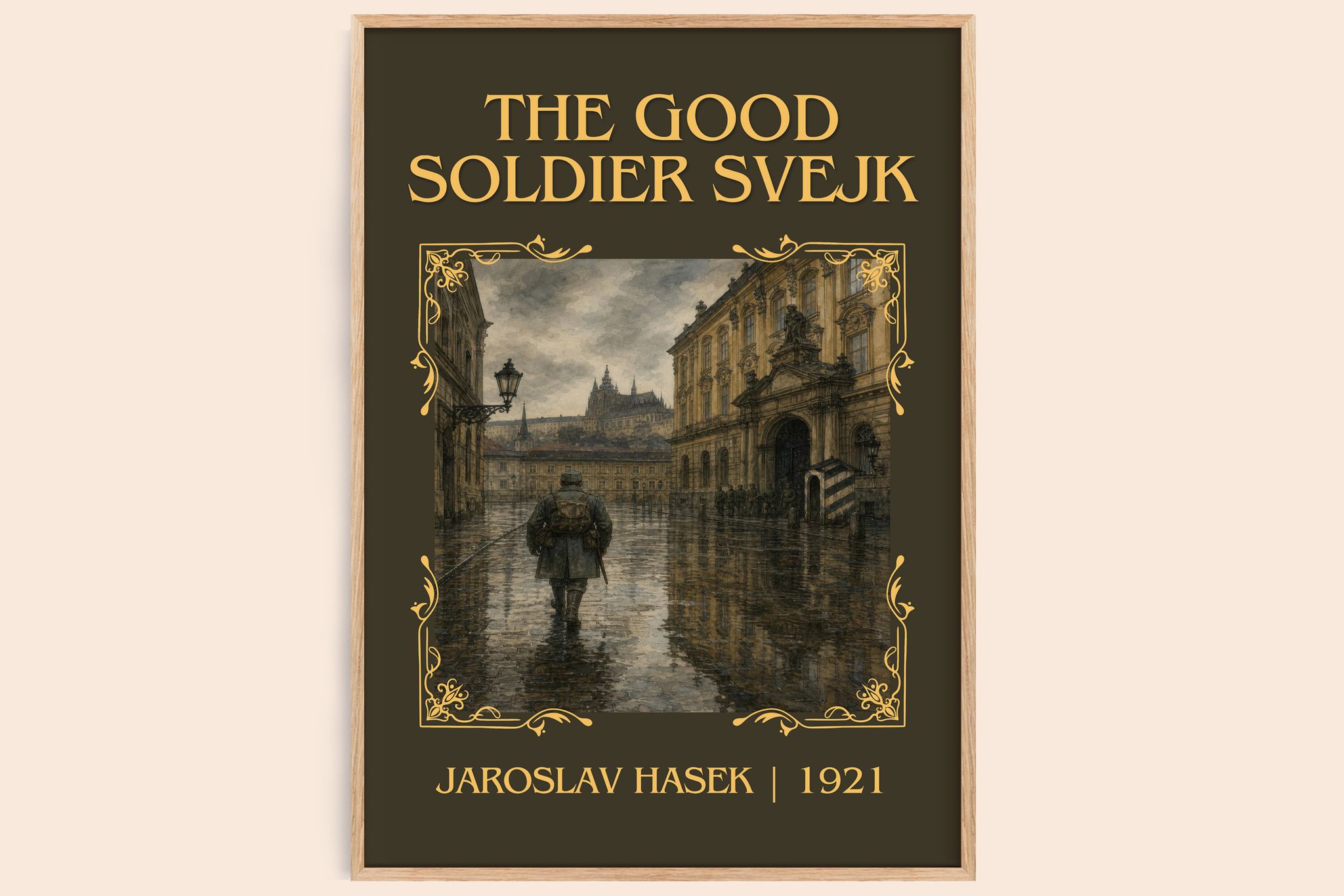 The Good Soldier Švejk Classic Book Art Print by Jaroslav Hašek