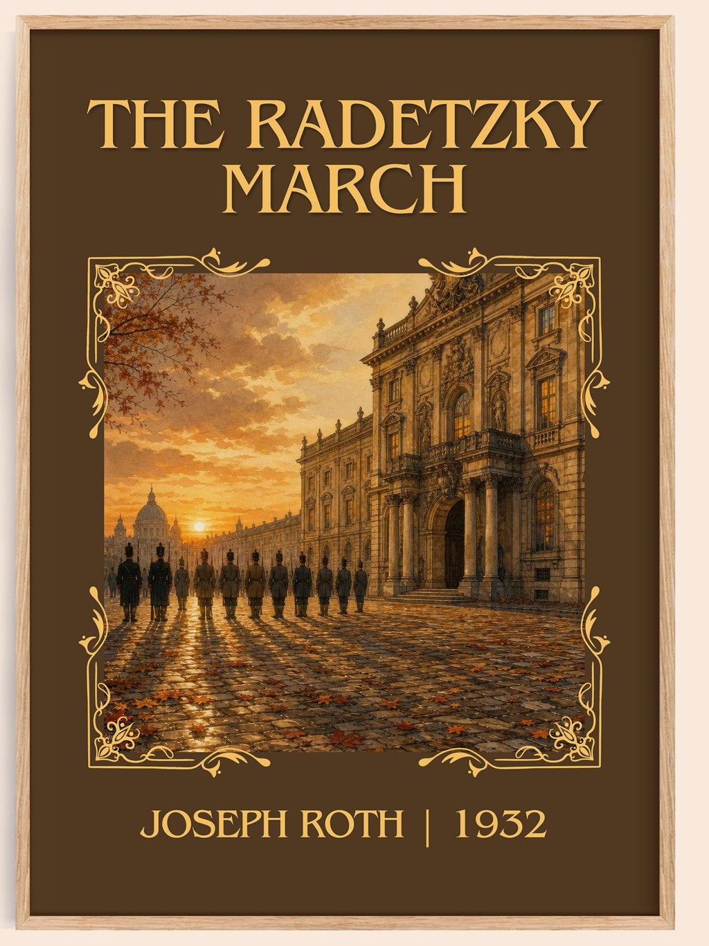 The Radetzky March Classic Book Art Print by Joseph Roth – book poster
