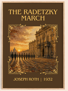 The Radetzky March Classic Book Art Print by Joseph Roth – book poster