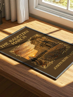 The Radetzky March Classic Book Art Print by Joseph Roth – print on a sunlit desk