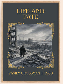 Life and Fate Classic Book Art Print by Vasily Grossman – book poster