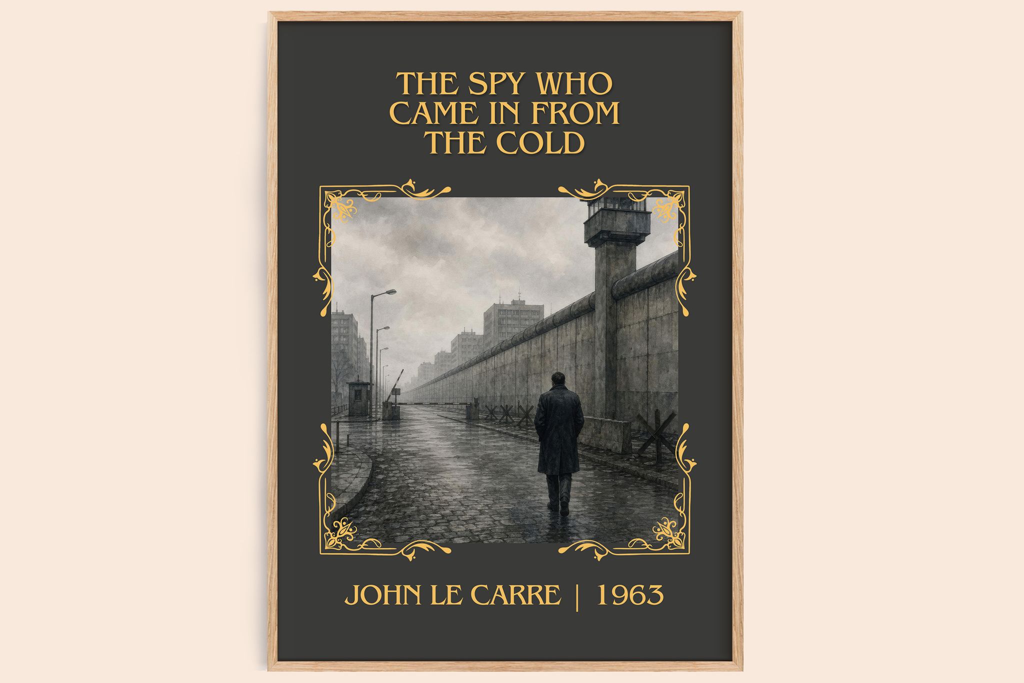 Spy Who Came in From the Cold Classic Book Art Print by John le Carré