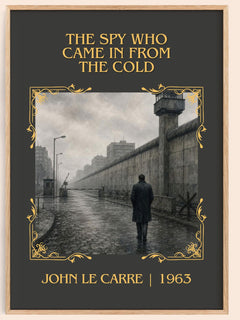 Spy Who Came in From the Cold Classic Book Art Print by John le Carré – book poster