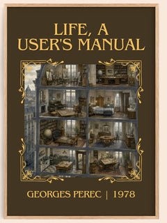 Life, a User's Manual Classic Book Art Print by Georges Perec – book poster