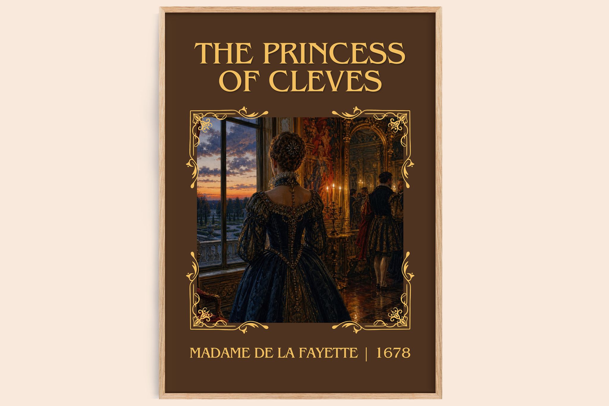 The Princess of Cleves Classic Book Art Print by Madame de La Fayette