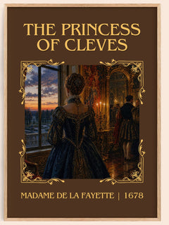 The Princess of Cleves Classic Book Art Print by Madame de La Fayette – book poster