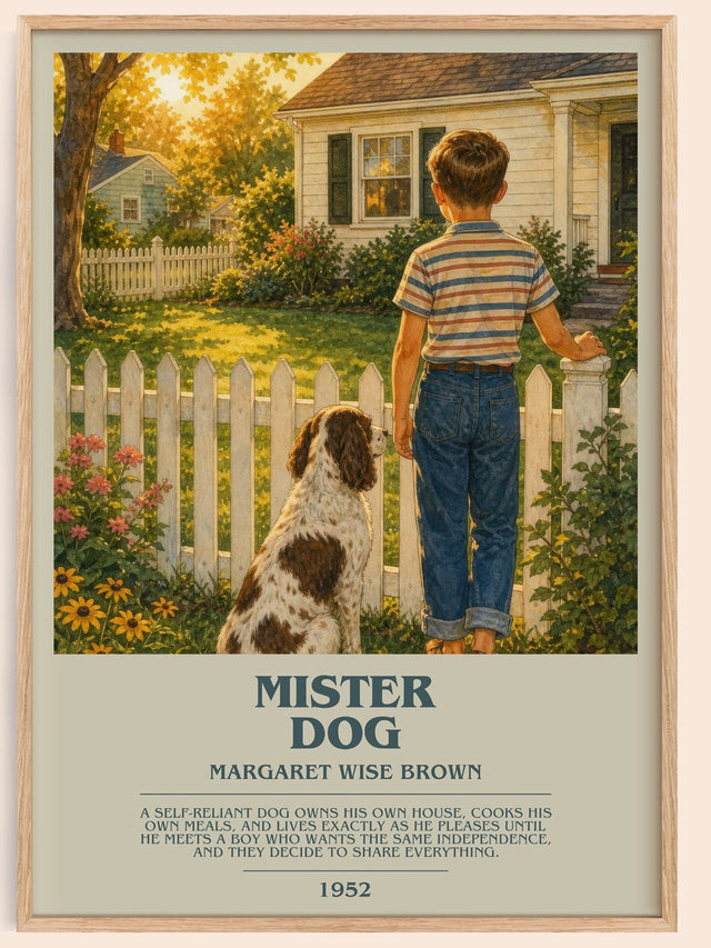 Mister Dog Bookish Wall Art by Margaret Wise Brown