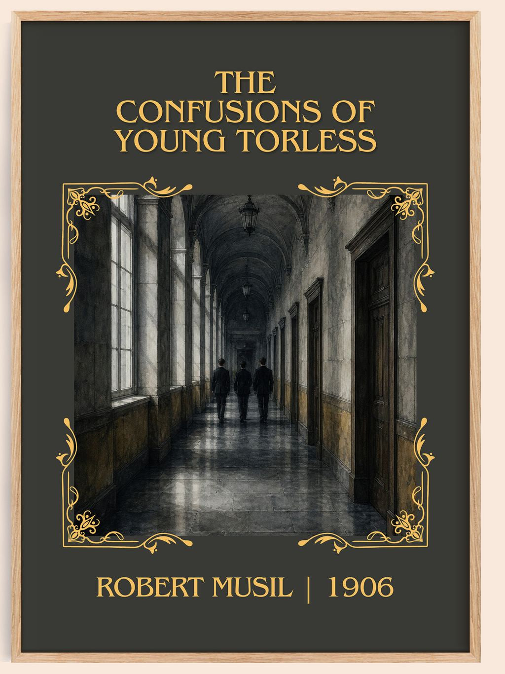 The Confusions of Young Törless Classic Book Art Print by Robert Musil – book poster