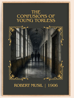 The Confusions of Young Törless Classic Book Art Print by Robert Musil – book poster