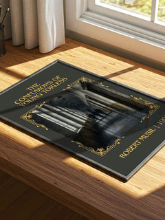 The Confusions of Young Törless Classic Book Art Print by Robert Musil – print on a sunlit desk