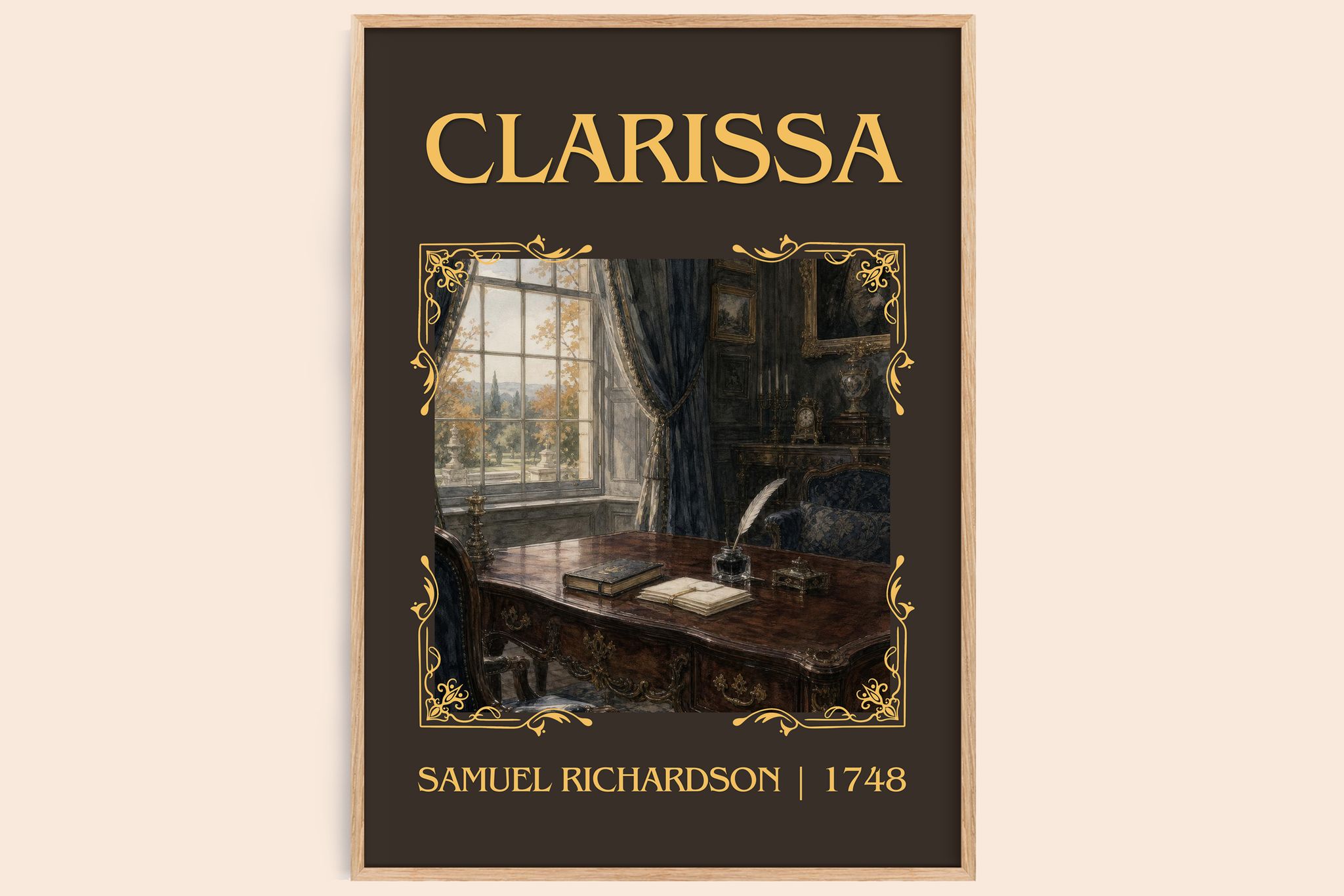 Clarissa Classic Book Art Print by Samuel Richardson