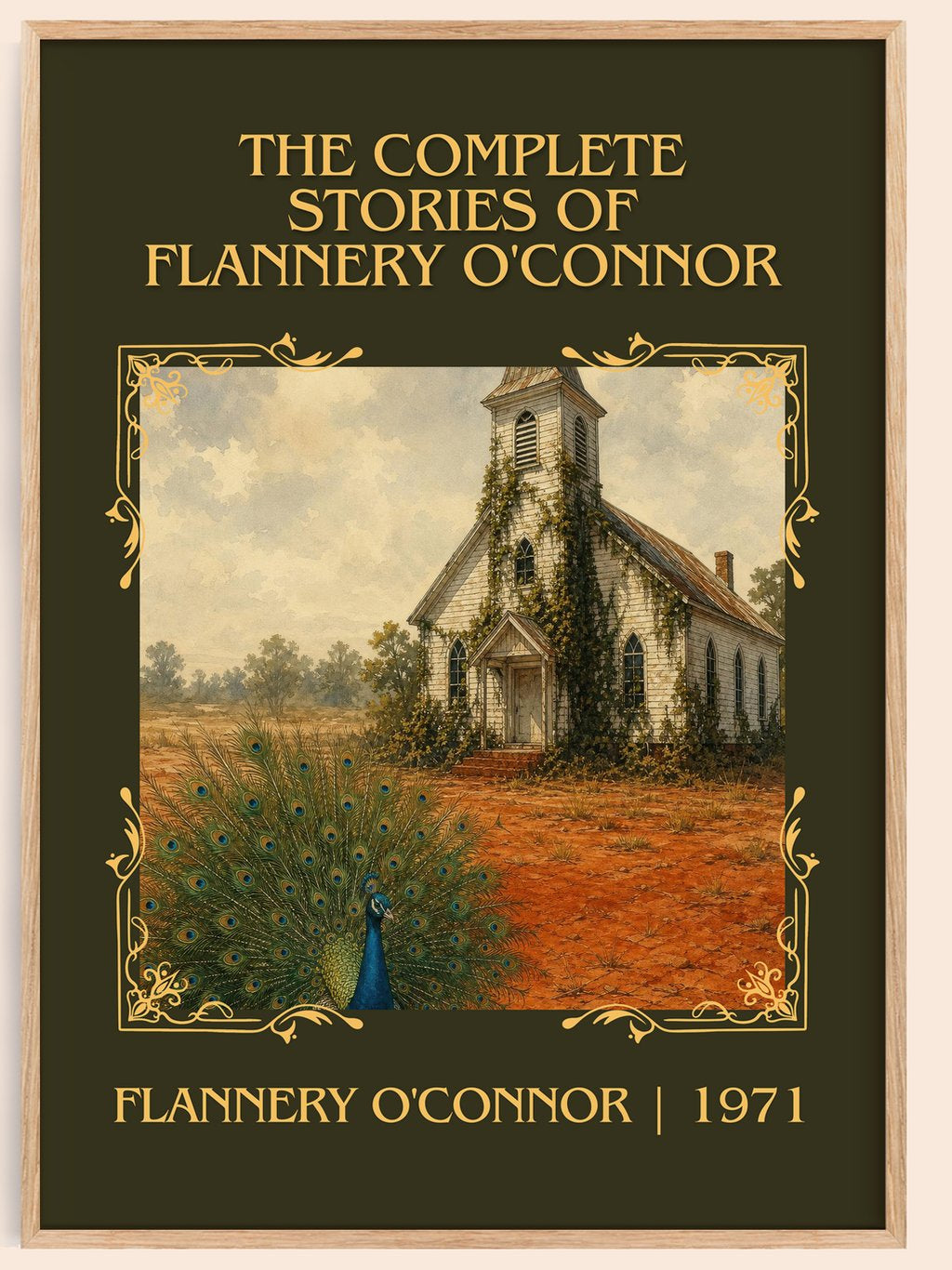 The Complete Stories of Flannery O'Connor Classic Book Art Print by Flannery O'Connor – book poster