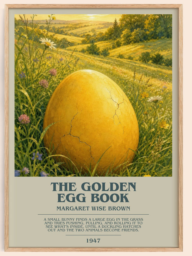 The Golden Egg Book Bookish Wall Art by Margaret Wise Brown