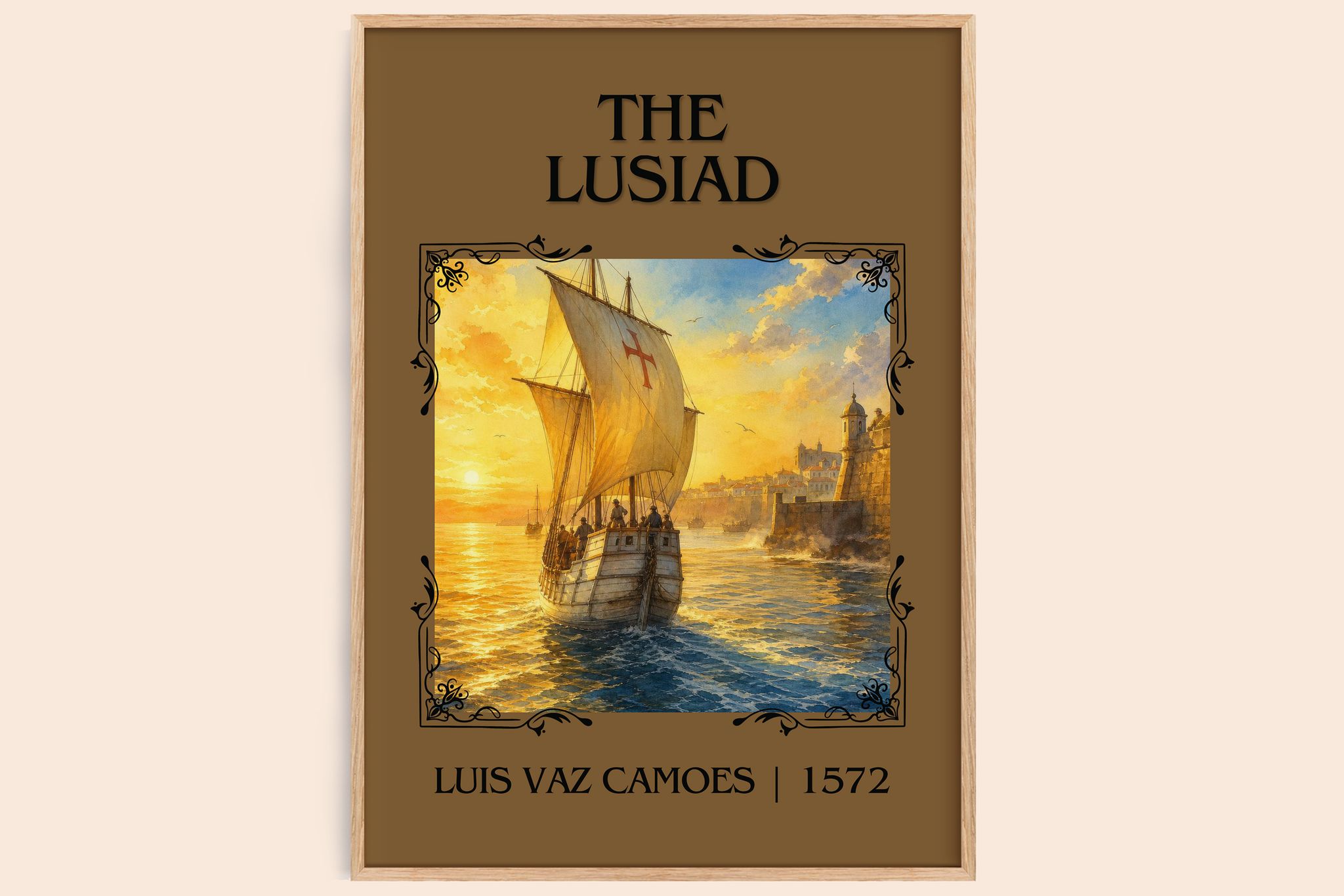 The Lusiad Classic Book Art Print by Luís Vaz Camões