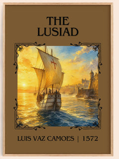 The Lusiad Classic Book Art Print by Luís Vaz Camões – book poster
