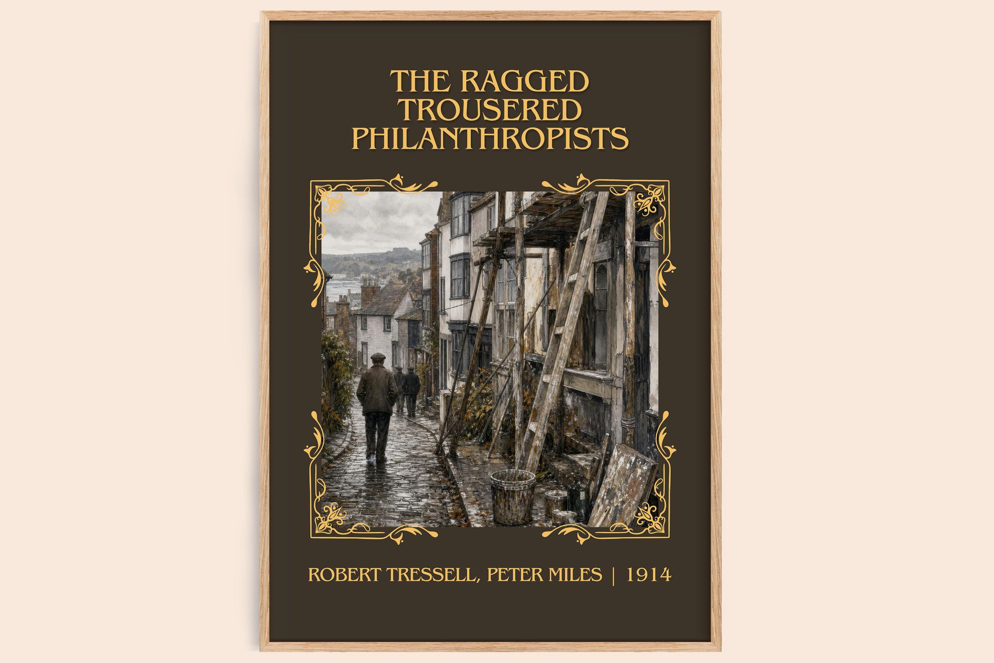 Ragged Trousered Philanthropists Classic Book Art Print by R. Miles