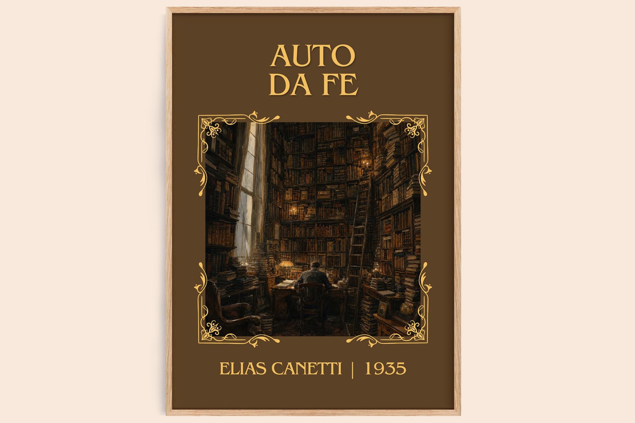Auto Da Fé Classic Book Art Print by Elias Canetti