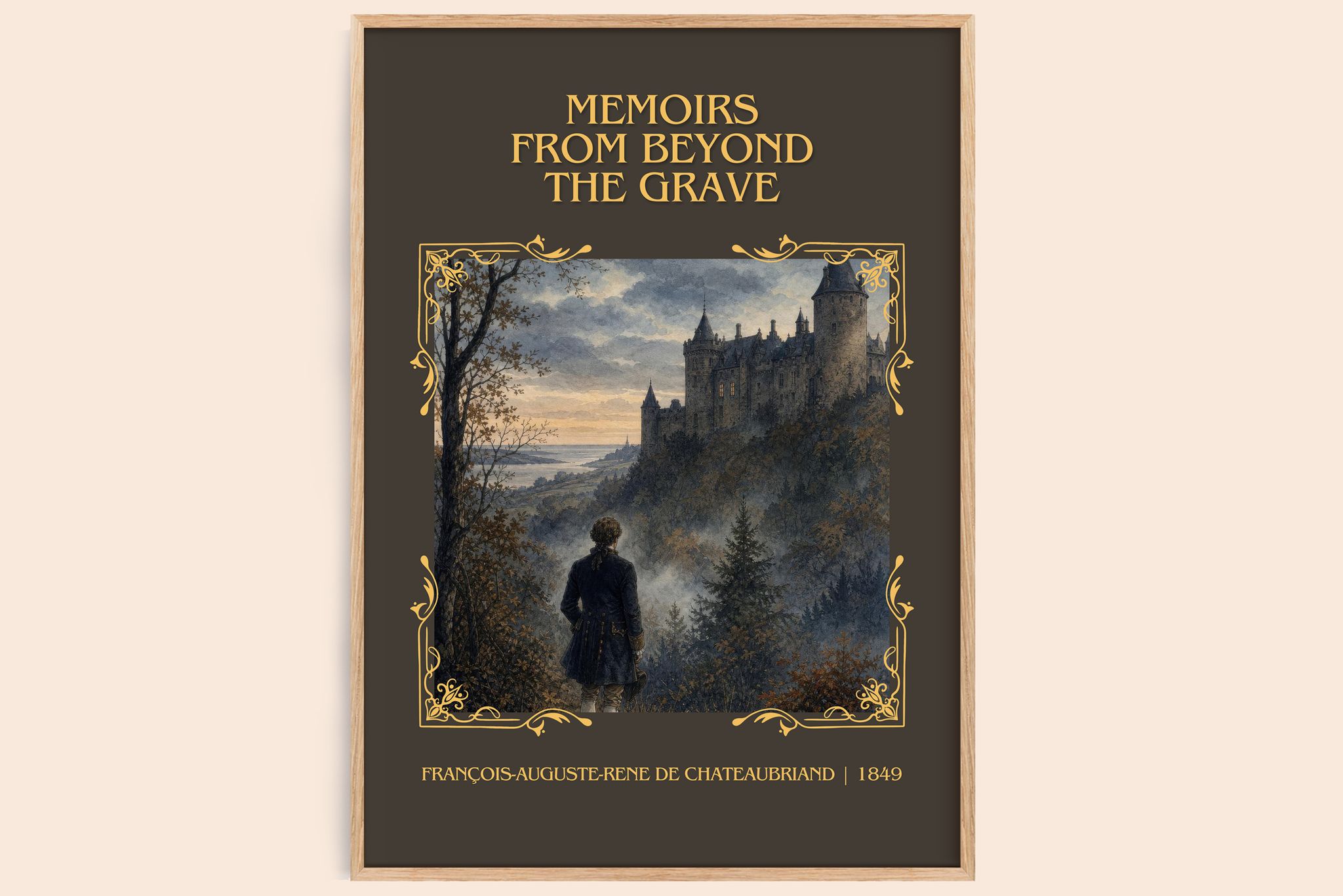 Memoirs From Beyond the Grave Classic Book Art Print by François-Auguste-René de Chateaubriand