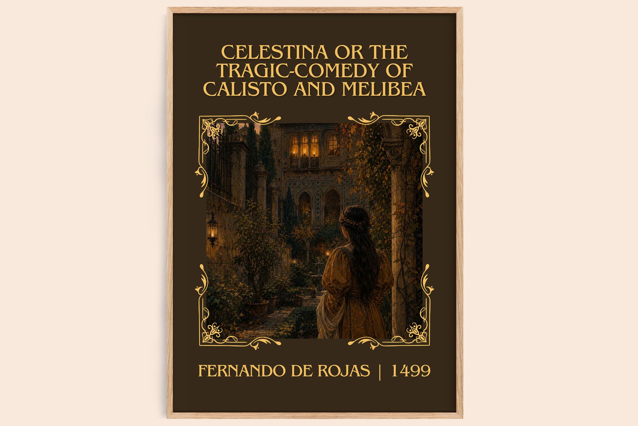 Celestina Or The Tragic-Comedy Of Calisto And Melibea Classic Book Art Print by Fernando de Rojas