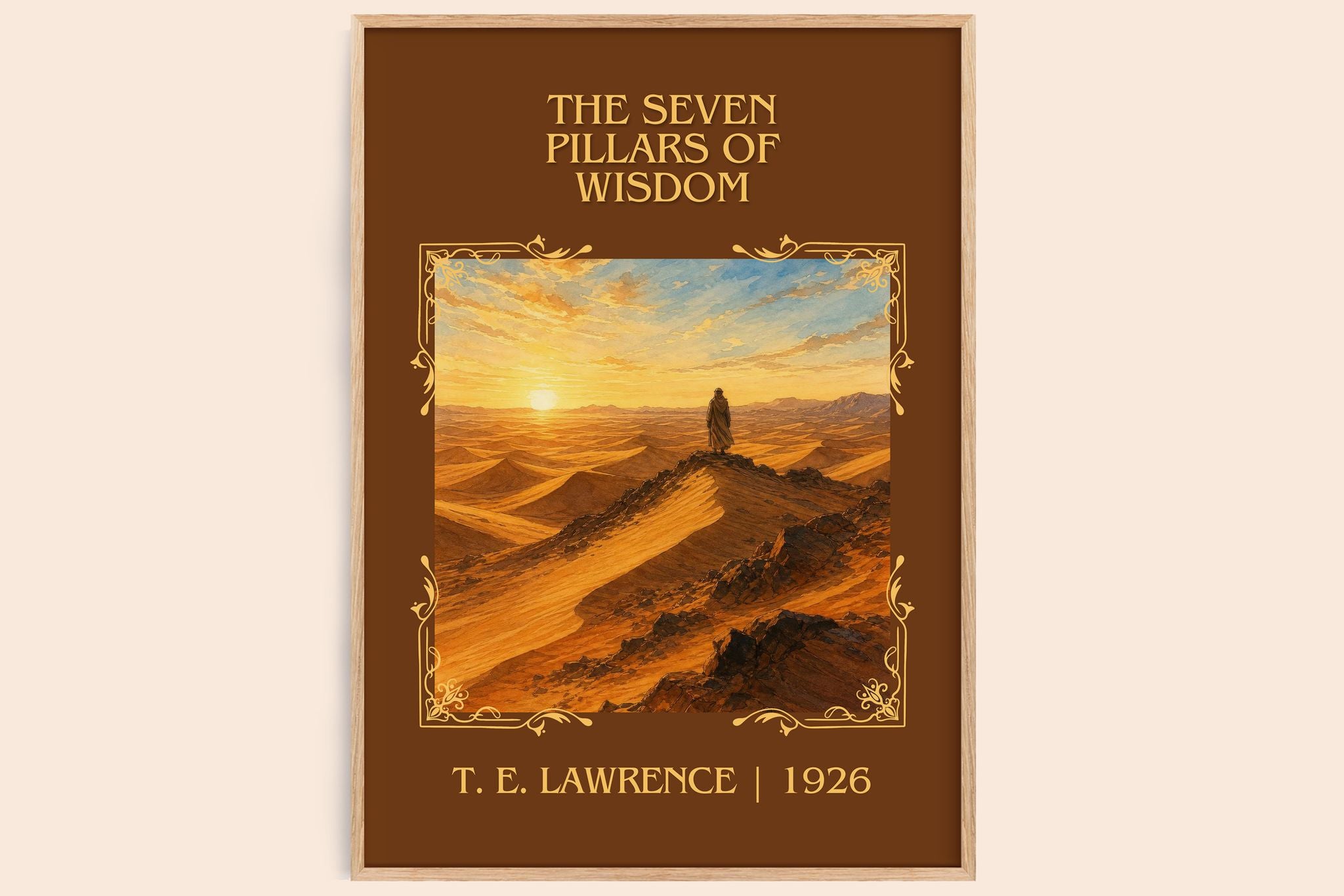 The Seven Pillars of Wisdom Classic Book Art Print by T. E. Lawrence