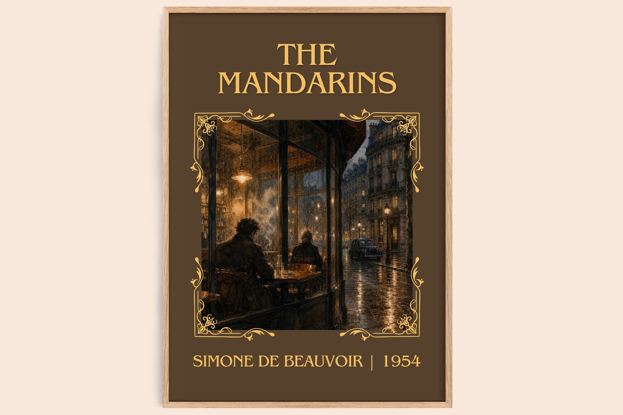 The Mandarins Classic Book Art Print by Simone de Beauvoir