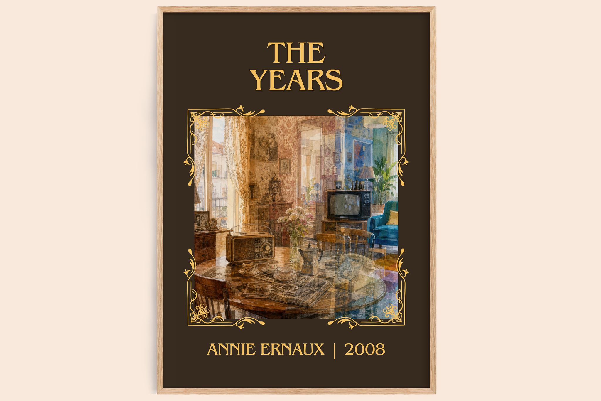 The Years Classic Book Art Print by Annie Ernaux