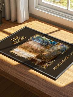 The Years Classic Book Art Print by Annie Ernaux – print on a sunlit desk
