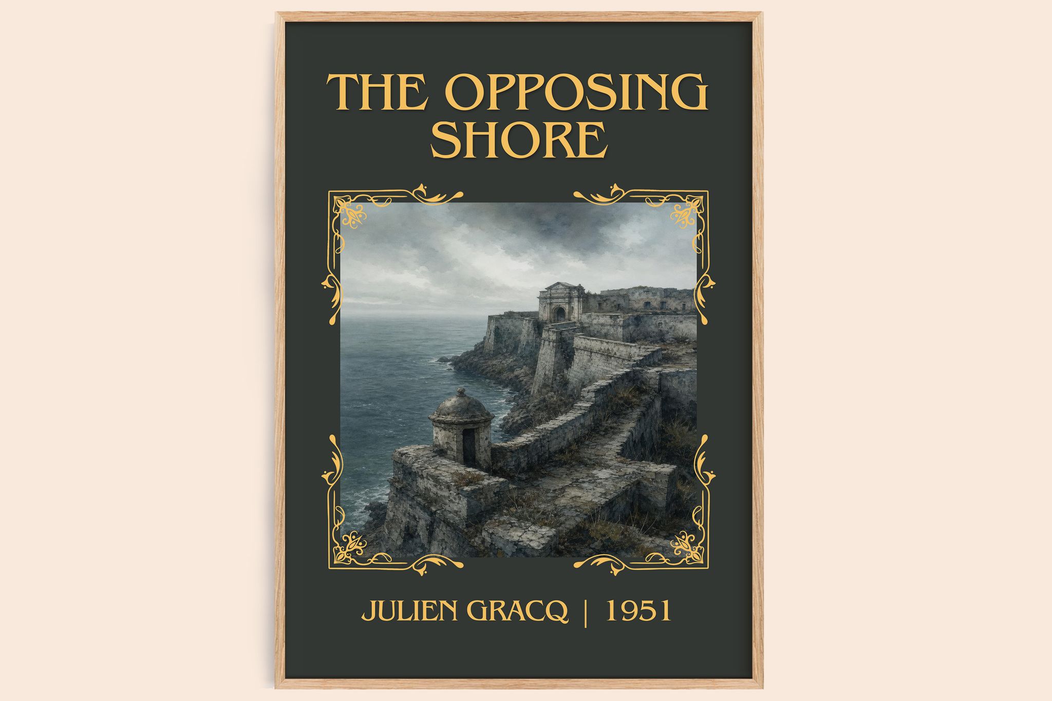 The Opposing Shore Classic Book Art Print by Julien Gracq