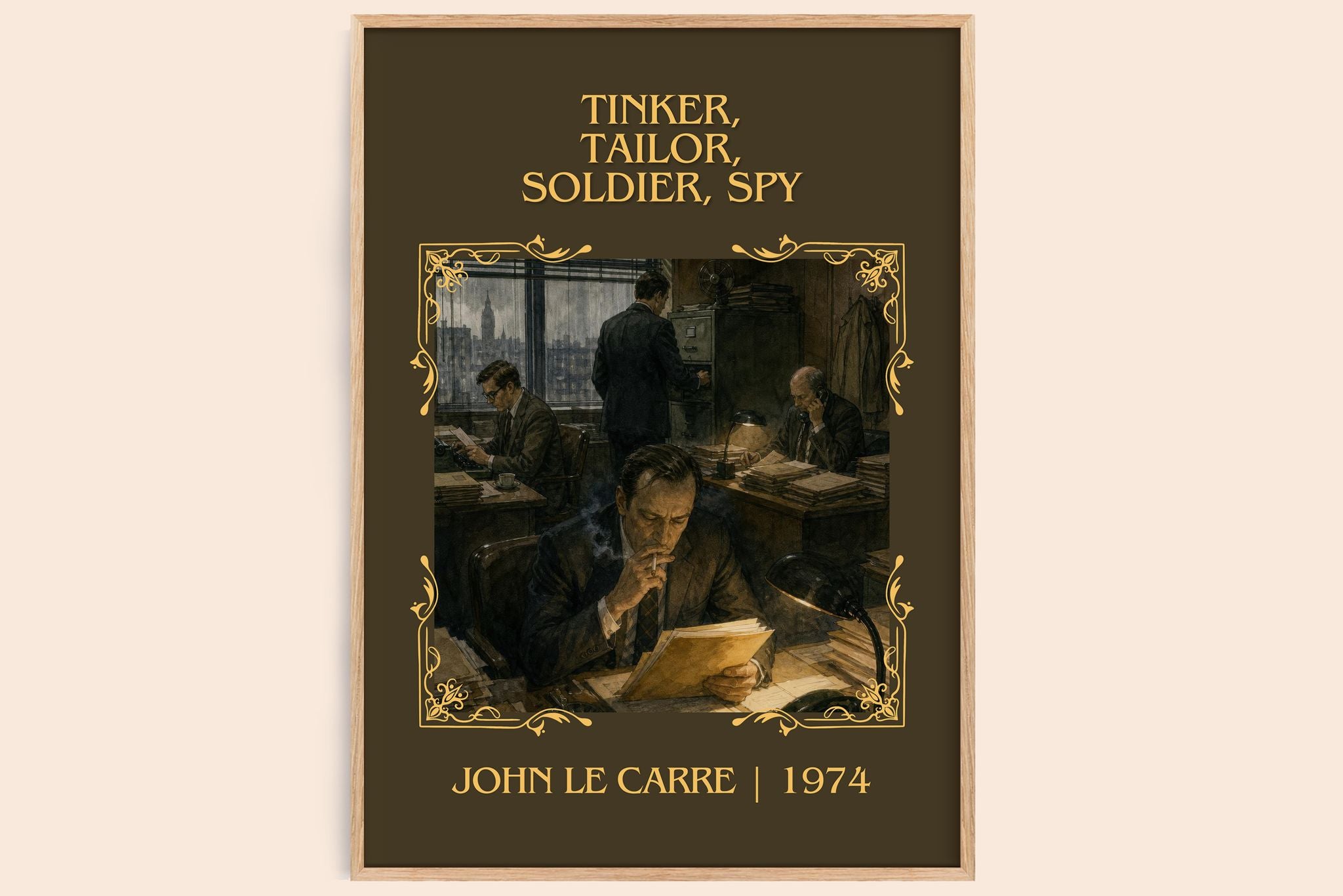 Tinker, Tailor, Soldier, Spy Classic Book Art Print by John le Carré