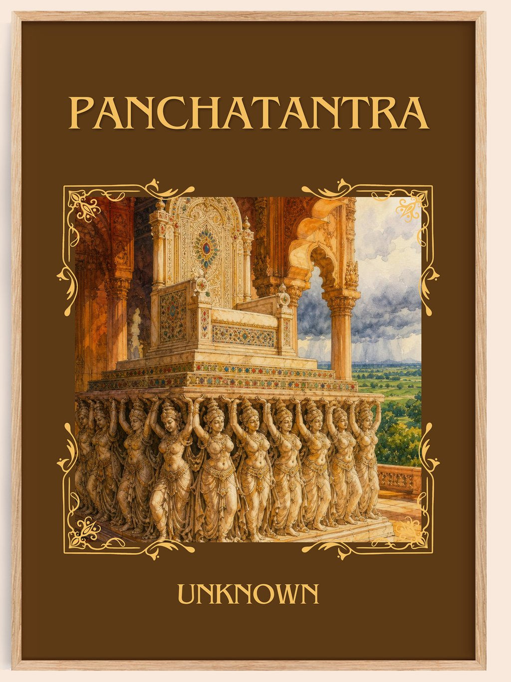 Panchatantra Classic Book Art Print by Unknown – book poster