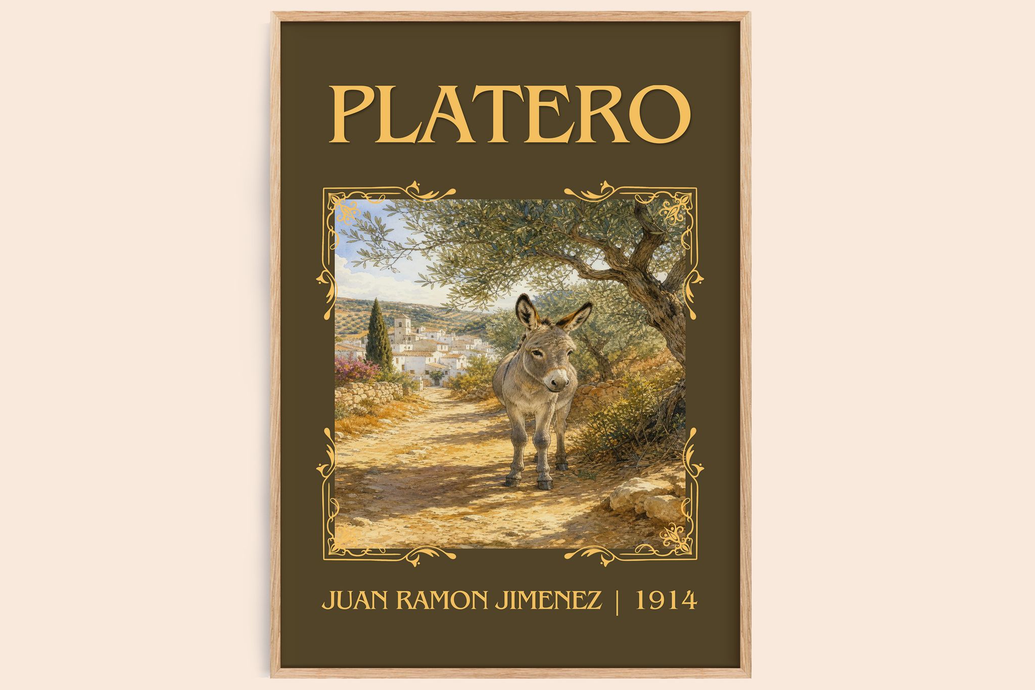 Platero Classic Book Art Print by Juan Ramón Jiménez