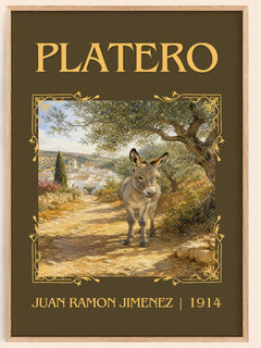 Platero Classic Book Art Print by Juan Ramón Jiménez – book poster