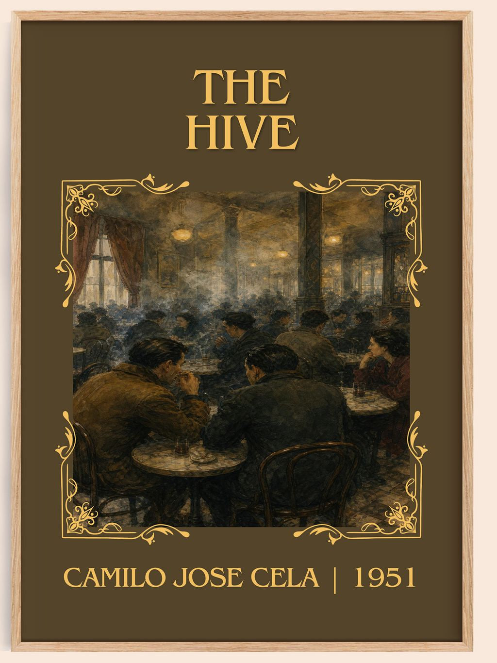 The Hive Classic Book Art Print by Camilo José Cela – book poster