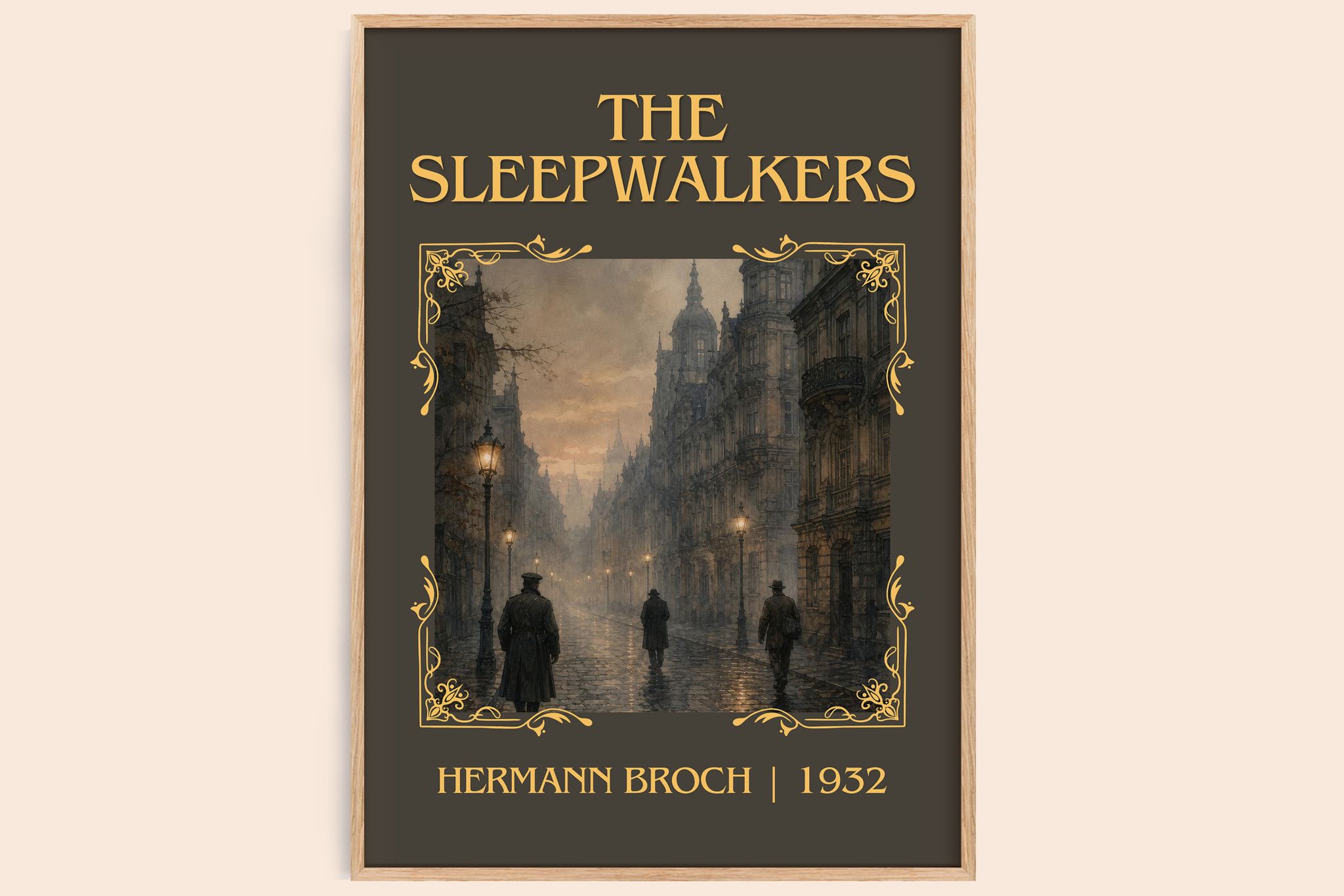 The Sleepwalkers Classic Book Art Print by Hermann Broch