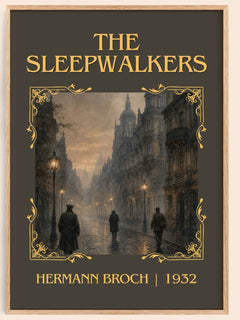 The Sleepwalkers Classic Book Art Print by Hermann Broch – book poster