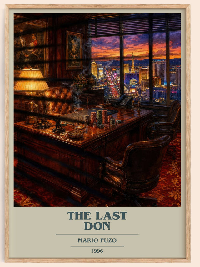 The Last Don Book Cover Poster by Mario Puzo