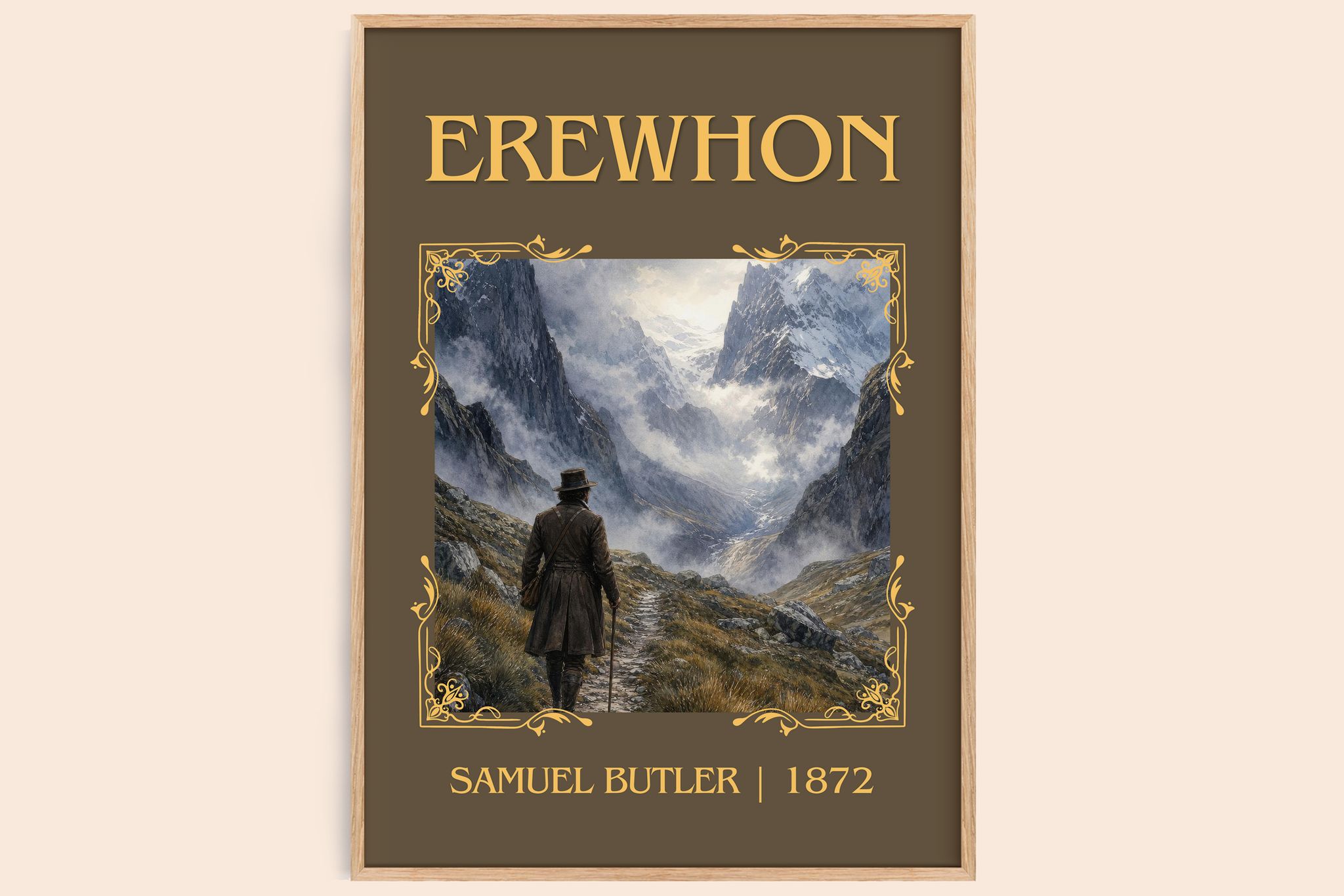 Erewhon Classic Book Art Print by Samuel Butler
