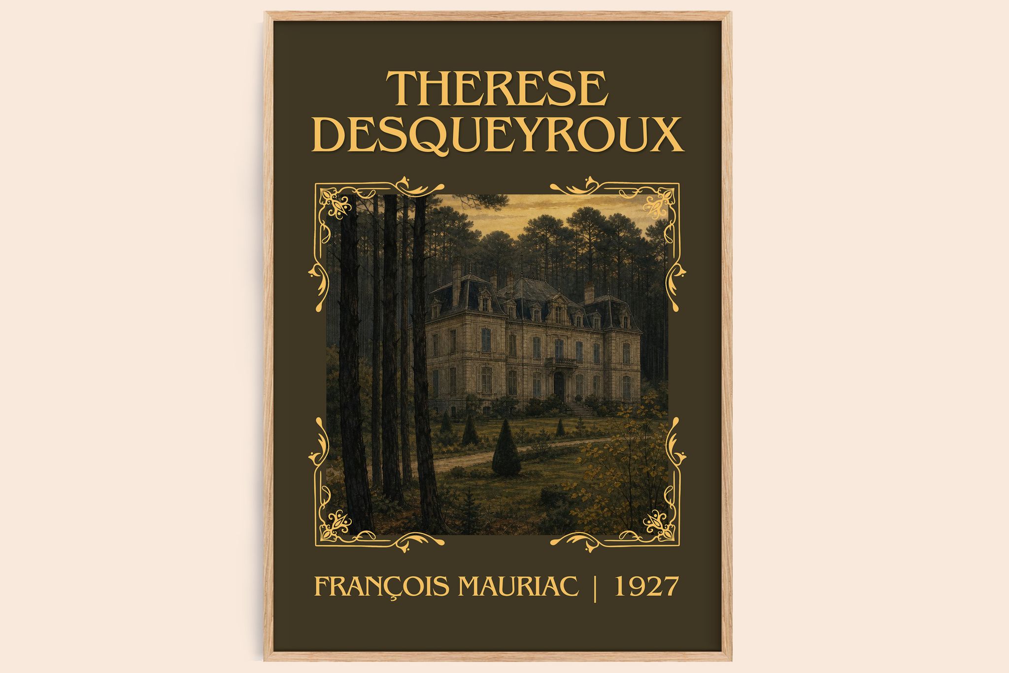 Thérèse Desqueyroux Classic Book Art Print by François Mauriac