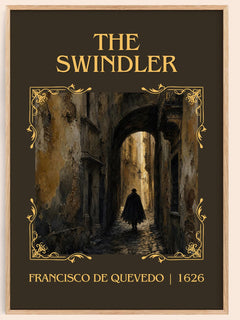 The Swindler Classic Book Art Print by Francisco de Quevedo – book poster