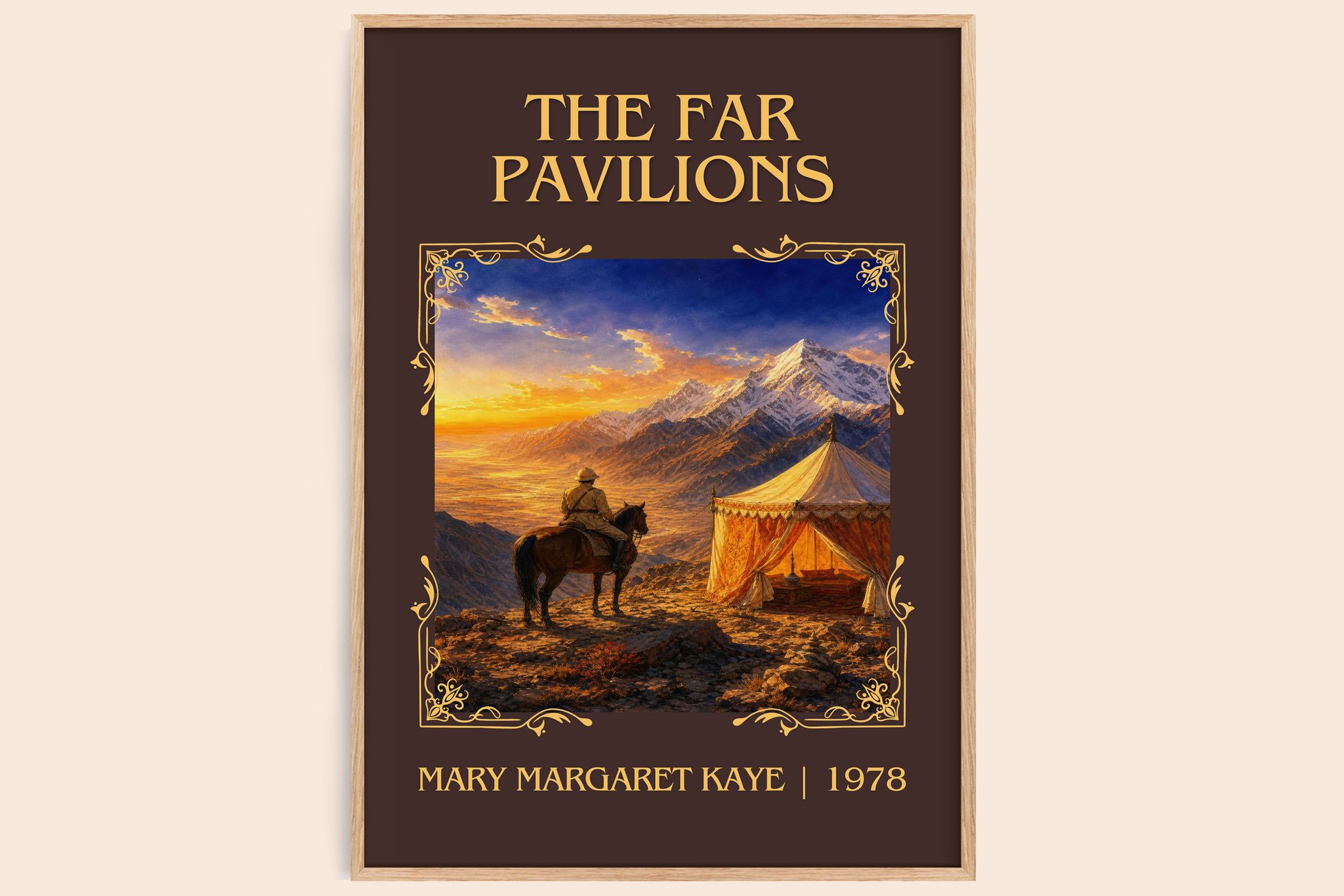 The Far Pavilions Classic Book Art Print by Mary Margaret Kaye