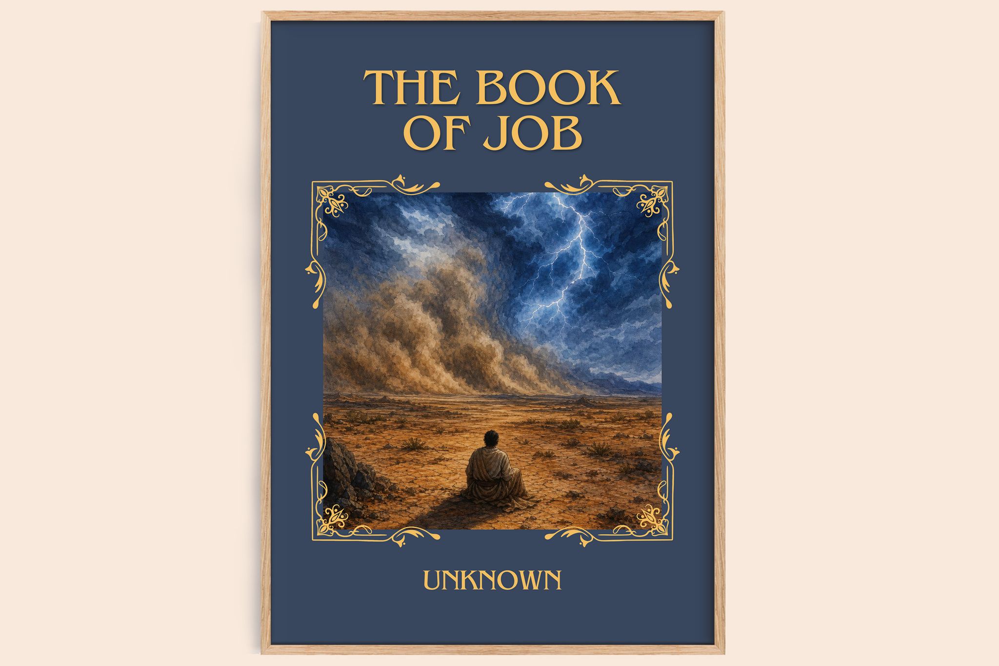 The Book of Job Classic Book Art Print by Unknown