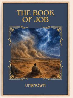 The Book of Job Classic Book Art Print by Unknown – book poster