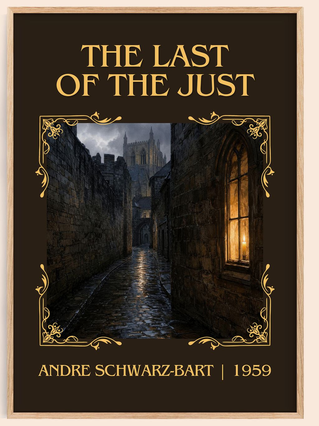 The Last Of The Just Classic Book Art Print by André Schwarz-Bart – book poster