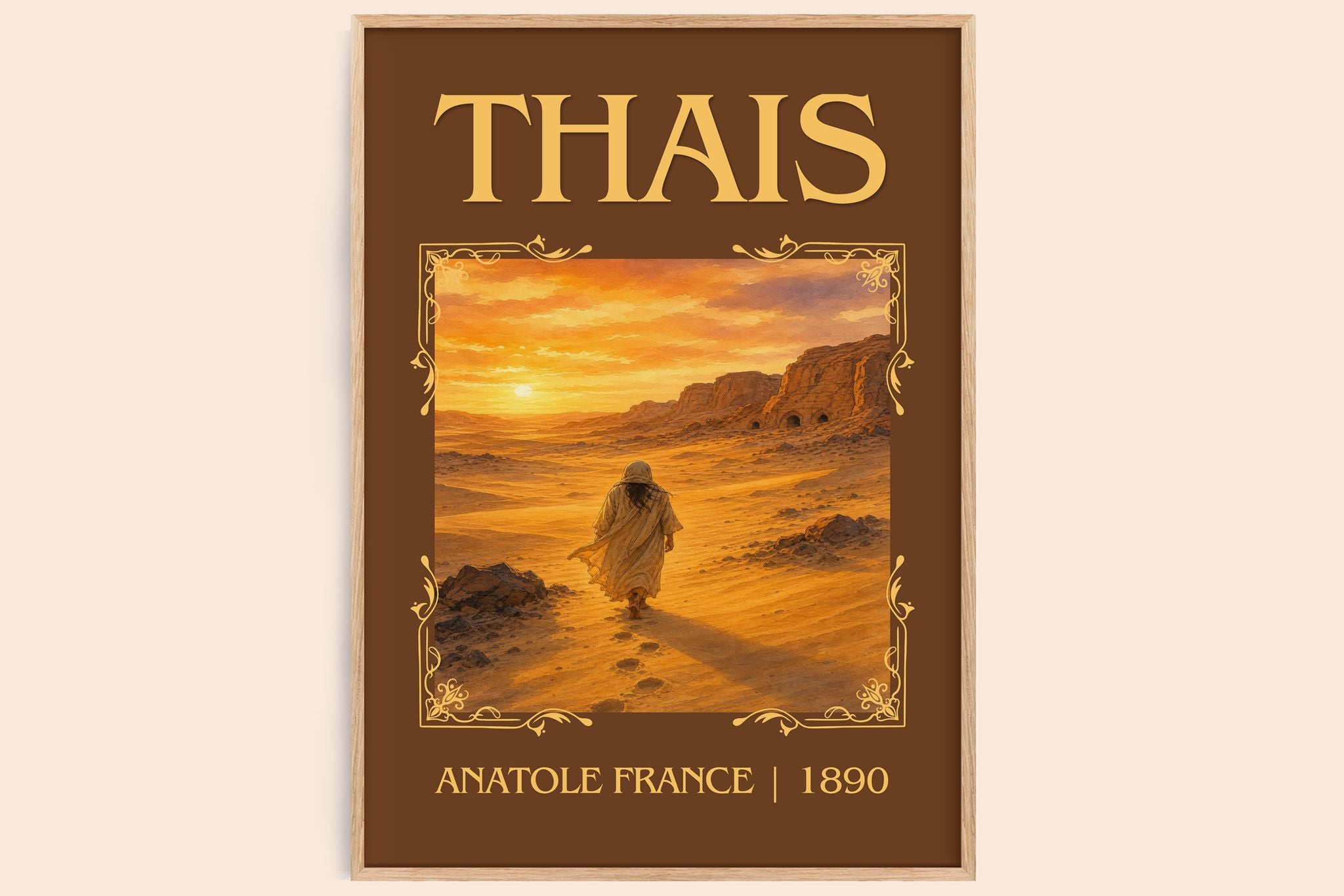 Thaïs Classic Book Art Print by Anatole France