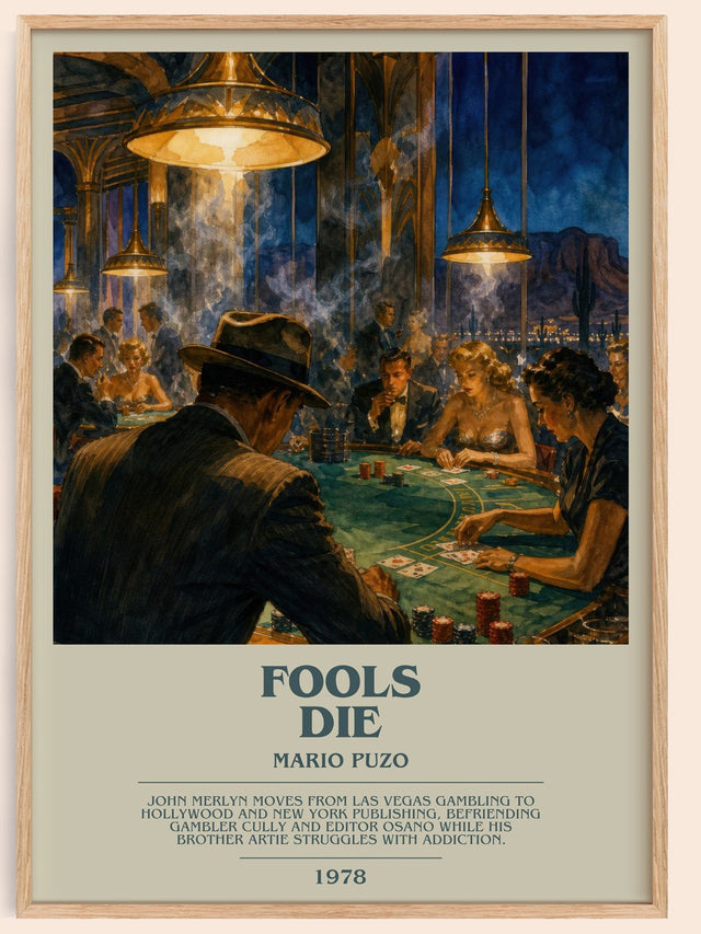 Fools Die Bookish Wall Art by Mario Puzo