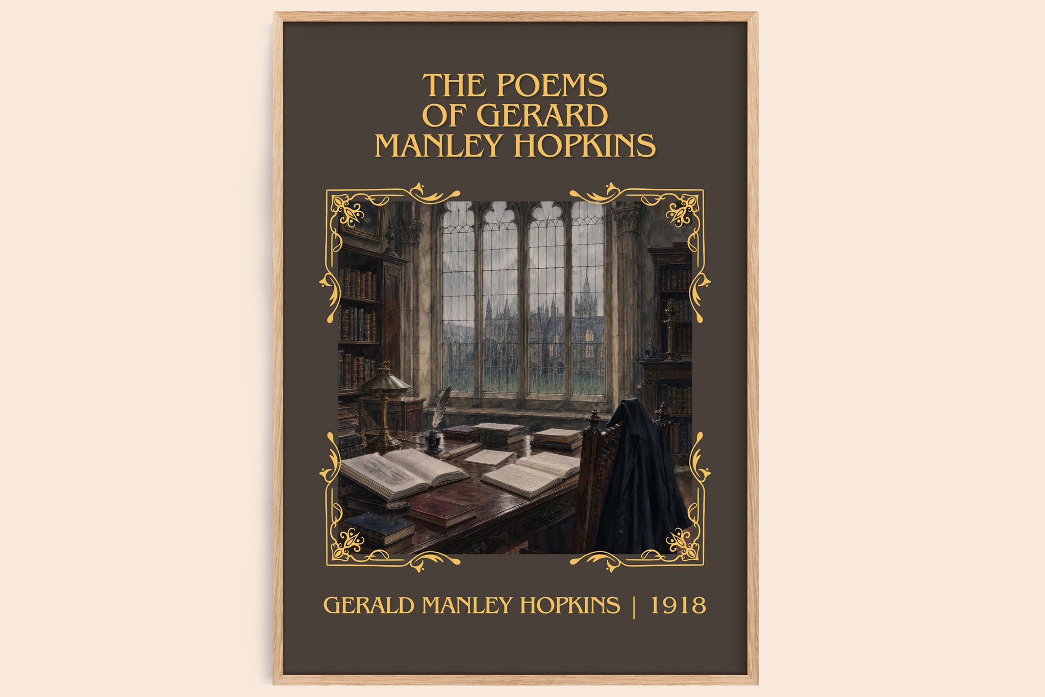 Poems Of Gerard Manley Hopkins Classic Book Art Print by G. Hopkins