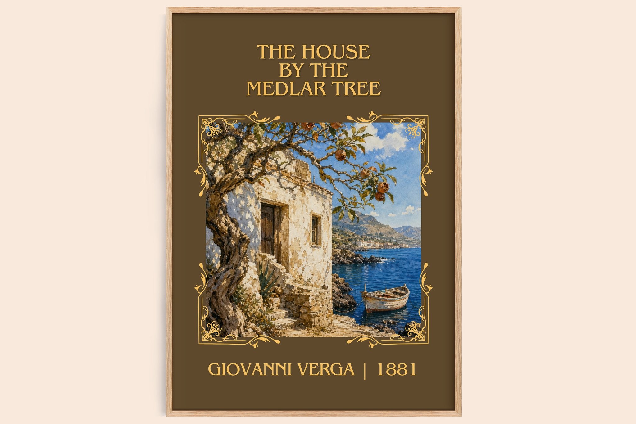 The House by the Medlar Tree Classic Book Art Print by Giovanni Verga