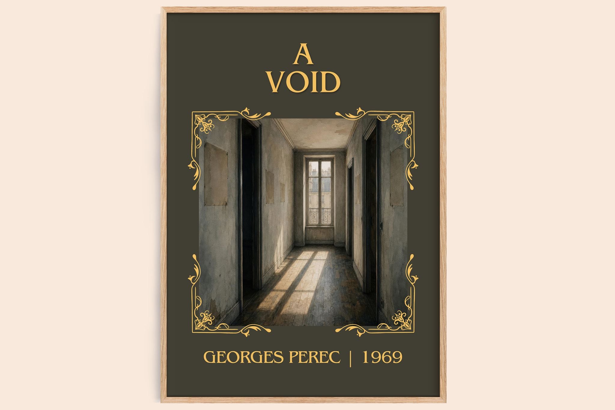 A Void Classic Book Art Print by Georges Perec