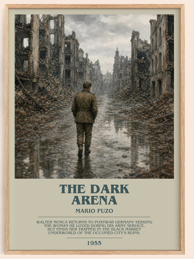The Dark Arena Bookish Wall Art by Mario Puzo